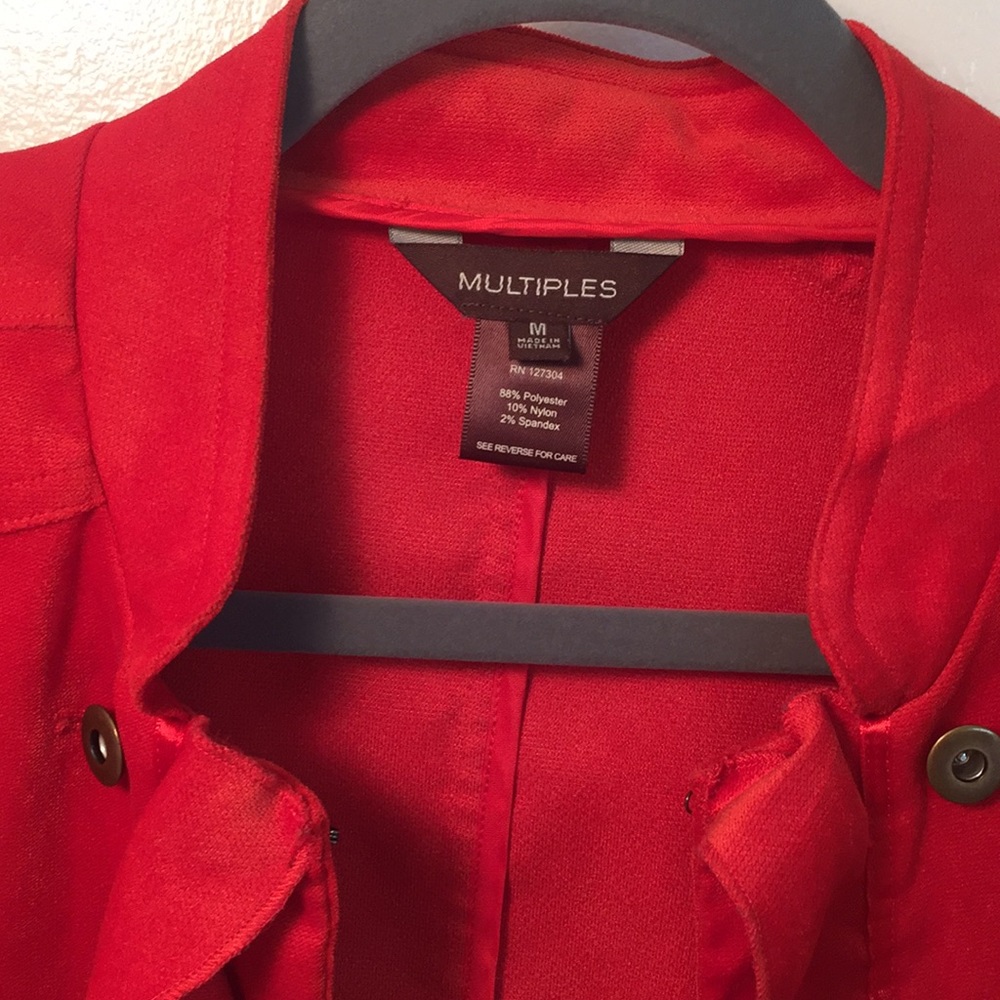 Multiples | Ruffled Blazer - Picture 2 of 4